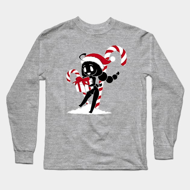 Happy Holidays Long Sleeve T-Shirt by Padfootlet